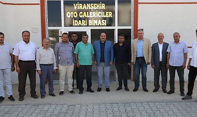 Başkan Ekinci, oto galericiler sitesi esnafıyla bir araya geldi!