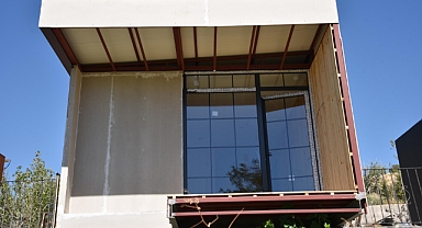 Bungalov Evleri'nin yapımında sona yaklaşıldı