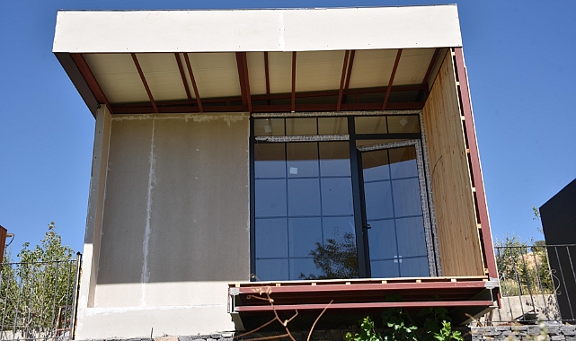 Bungalov Evleri'nin yapımında sona yaklaşıldı