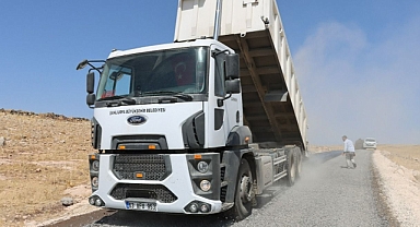 Büyükşehir Belediyesinden ilçelerde sathi asfalt çalışması