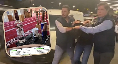 Camide alkol kullanan şahıs yakalandı!