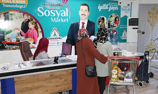 Karaköprü'de İhtiyaçlar Sosyal Markette Gideriliyor