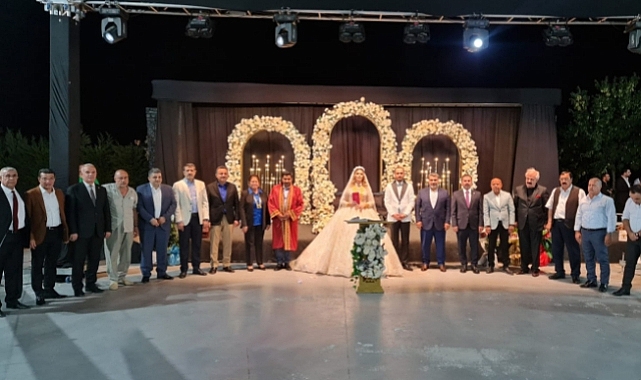 Kaya ve Aslan ailelerinin mutlu günü