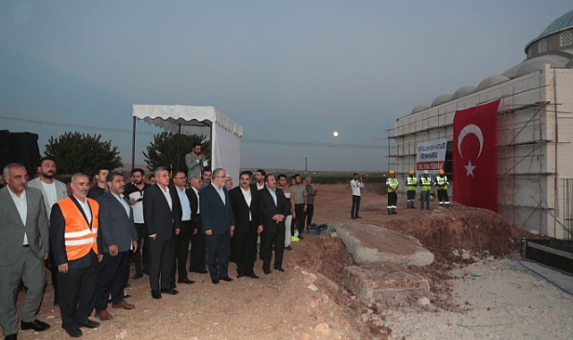 Şanlıurfa'da Abdullah Bin Mesud ^Kur'an Kursu'nun temeli atıldı