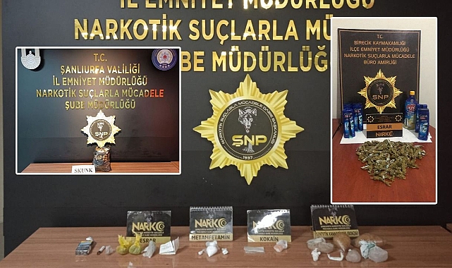 Şanlıurfa’da uyuşturucu operasyonu! 10 gözaltı!