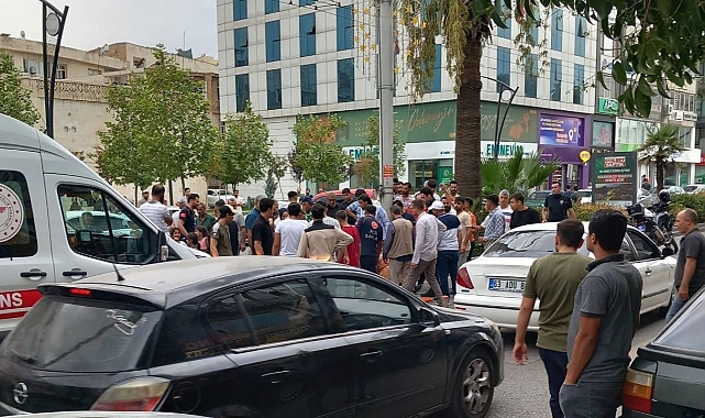 Şanlıurfa kent merkezinde kaza! 1 yaralı