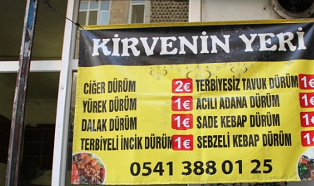 Şanlıurfalı esnaf çözümü buldu! Dürümü Euro’ya endeksledi!