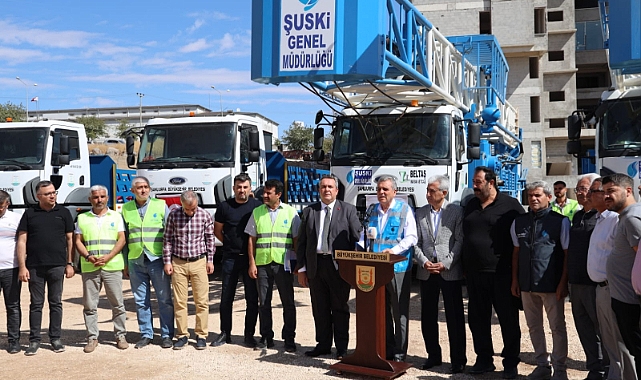 ŞUSKİ'ye yeni araçlar alındı