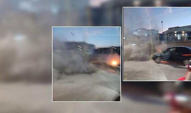 Urfa'da bir araç alev topuna döndü!