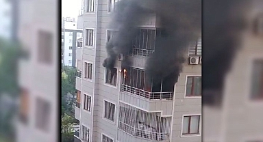 Urfa'da bir binada korkutan yangın!