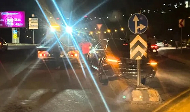 Urfa'da otomobil refüje çıktı