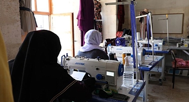 Viranşehir'deki merkezde kadınlar meslek öğreniyor!