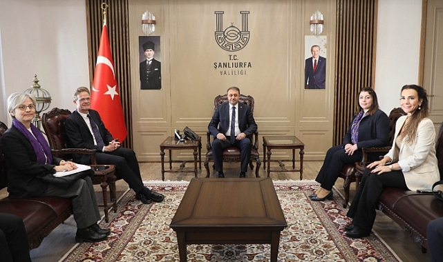 AB Türkiye Delegasyonu Başkanı Landrut'tan Vali Şıldak'a Ziyaret