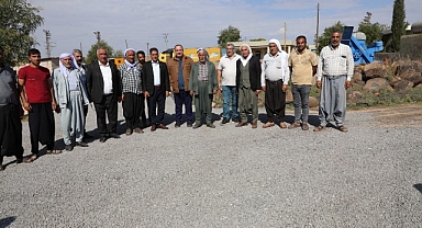 Başkan Ekinci,Kırsal yollarda yapılan asfalt çalışmalarını yerinde inceledi
