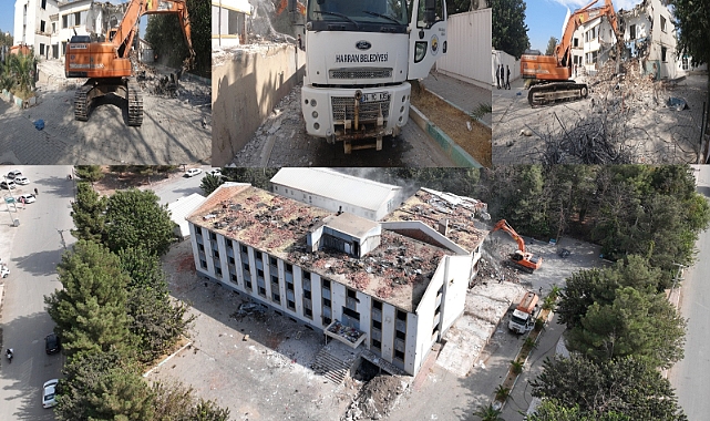 Başkan Özyavuz:Harran Devlet Hastanesinin Yıkımına Başladık