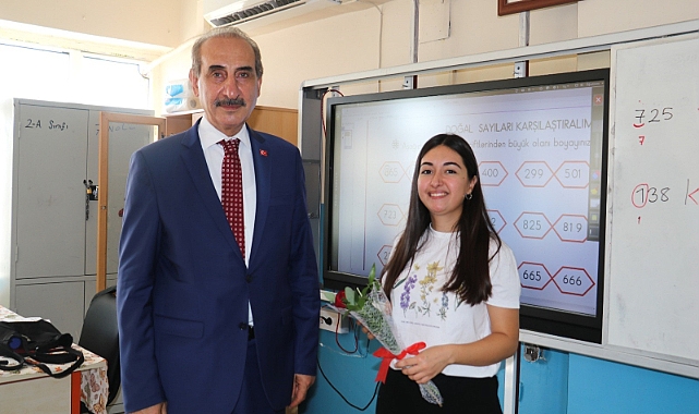Başkan Yalçınkaya'dan Öğretmenlere Süpriz Ziyaret