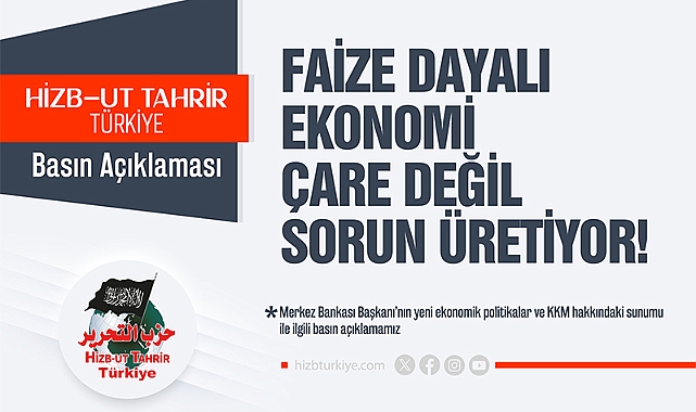 Faize Dayalı Ekonomi Çare Değil Sorun Üretiyor