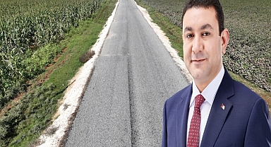Harran 'da bağlantı yollarında asfalt çalışmaları sürüyor