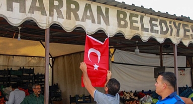 Harran'da esnaf ve vatandaşa dağıtıldı!