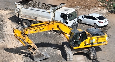 Harran'da prestij caddesi çalışmaları devam ediyor