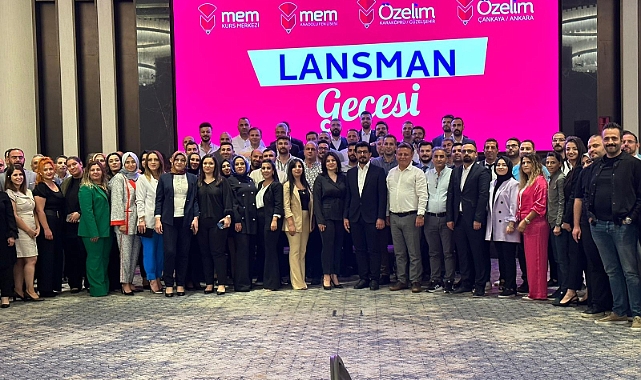 Mem Eğitim Kurumlarından Unutulmaz Lansman Toplantısı