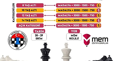 Mem Kolejinden Geleneksel Cumhuriyet Satranç Turnuvası