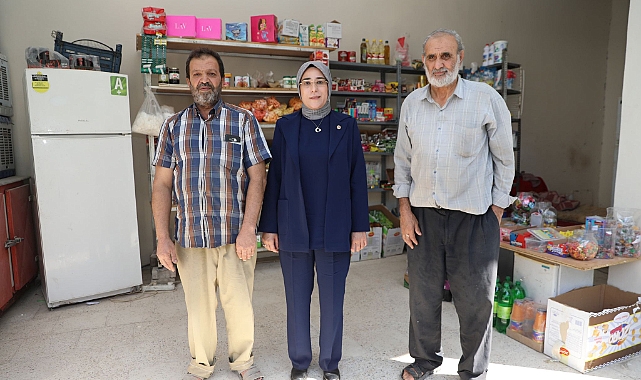 Milletvekili Yazmacı Filistinli Mağdurları Ziyaret Etti