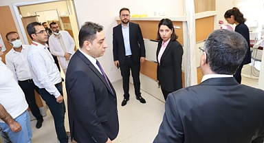 Sağlık Müdürü Solmaz Hilvan da Sağlık Tesislerini Ziyaret etti