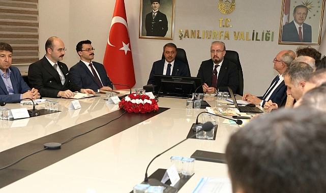 Şanlıurfa'daki TOKİ konutlarının enerji alt yapı çalışmaları değerlendirildi