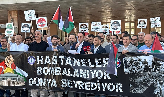 Şanlıurfa Sağlık-Sen Şubesi Filistine Destek