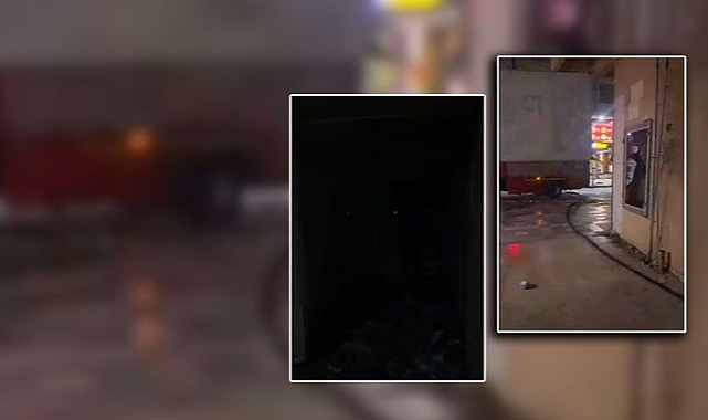 Urfa'da ağır hasarlı binada korkutan yangın!
