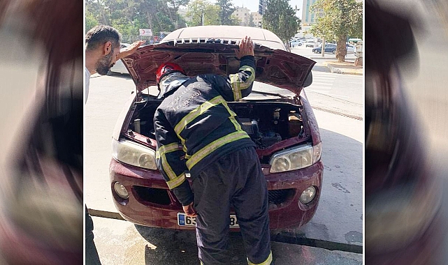 Urfa'da otomobil yangını!