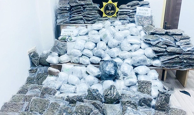 Yabancı plakalı araçtan 171 kilo çıktı!