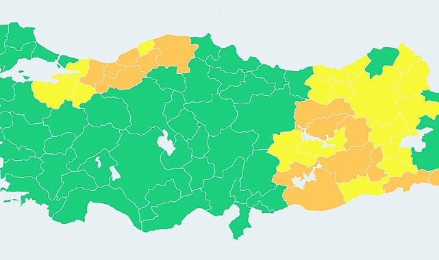 AFAD 31 il için uyarıda bulundu! Şanlıurfa da listede!