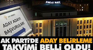 AK Parti'nin Aday Belirleme Takvimi Belli Oldu