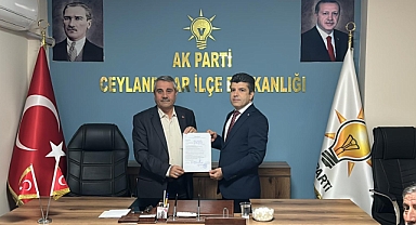 Av. Vedat Akagündüz Ceylanpınar Belediye Başkanı Aday Adayı oldu