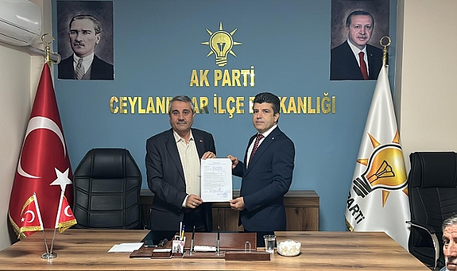 Av. Vedat Akagündüz Ceylanpınar Belediye Başkanı Aday Adayı oldu