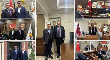 Büyükşehir Aday Adayı Kaplan’dan İlçe ve Oda Başkanlarına Ziyaret