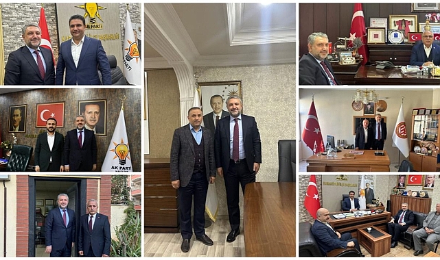 Büyükşehir Aday Adayı Kaplan’dan İlçe ve Oda Başkanlarına Ziyaret