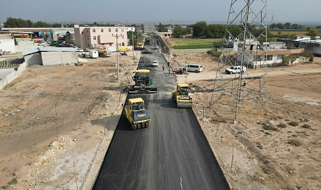 Büyükşehir'den Suruç İlçesinde Asfalt Çalışması