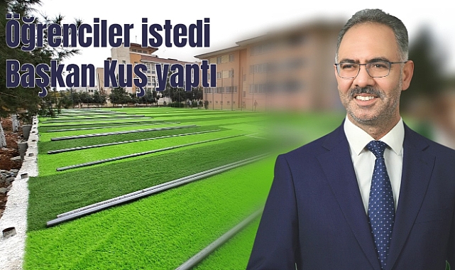 Eyyübiyeli Öğrenciler İstedi Başkan Kuş Yaptı