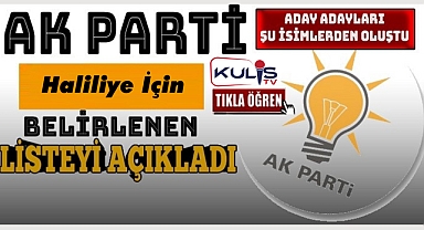 Haliliye Belediye Başkan Aday Adayları Belli Oldu!