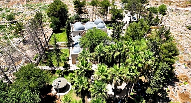 Harran’daki cami ve türbenin peyzaj çalışmaları tamamlandı!