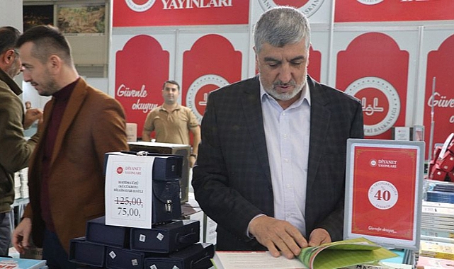 Kitap fuarında 'Diyanet Yayınlarına' ilgi!