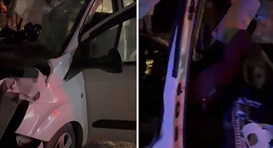Saman yüklü kamyona arkadan çarptı! 2 ölü!