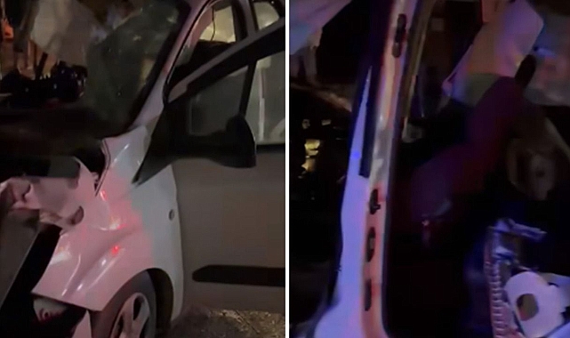 Saman yüklü kamyona arkadan çarptı! 2 ölü!