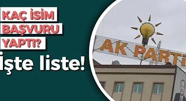 Şanlıurfa Büyükşehir İçin Kaç İsim Başvuru Yaptı,İşte Liste