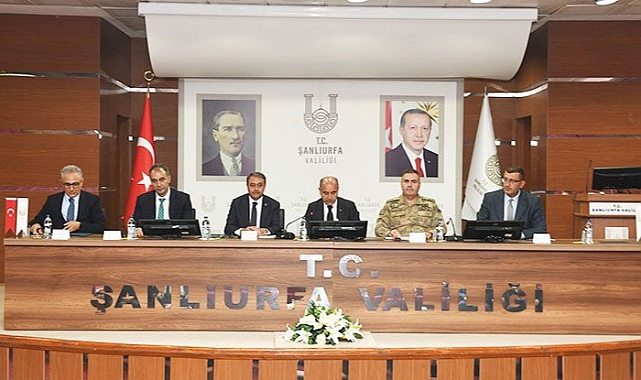 Urfa'da Bakan Yardımcısı Aktaş başkanlığında kritik toplantı!
