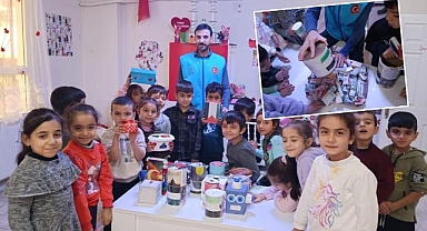 Urfa’da minik öğrencilerden anlamlı hareket! Kumbaralarını Filistin için açtılar!