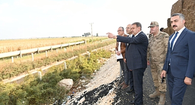 Vali Şıldak Sulama Kanallarını İnceledi